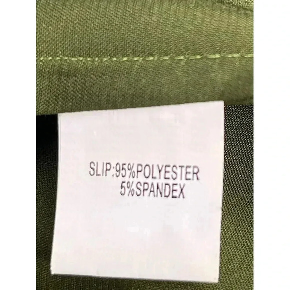 Kay Unger Olive Green sequined mini dress size 8 cocktail holiday - Picture 7 of 12